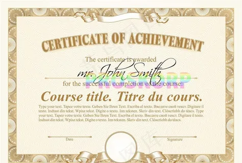 英文证书证明图片