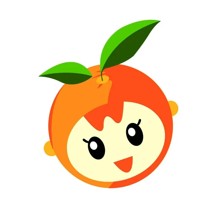 橙子logo图片ai矢量模版下载