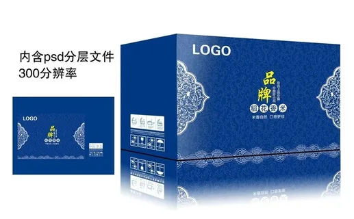 大米 稻花香 纸箱 包装图片