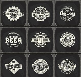 啤酒标签图片