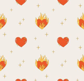 火焰爱心图片