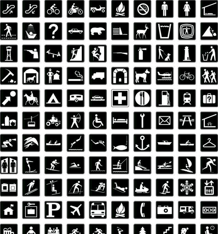 生活常用指示图形图标图片