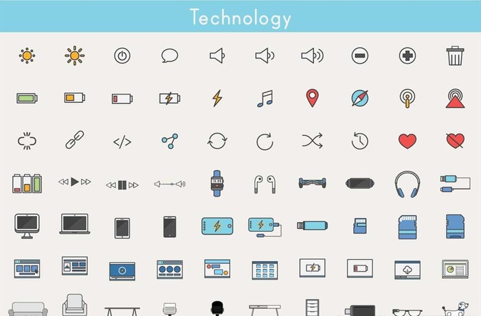 科技图标图片