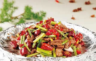 铁板孜然羊肉图片