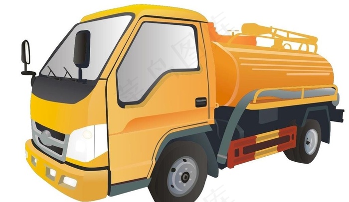 吸粪车图片
