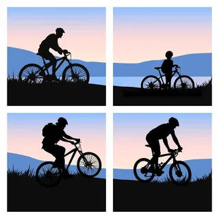骑行背景图片