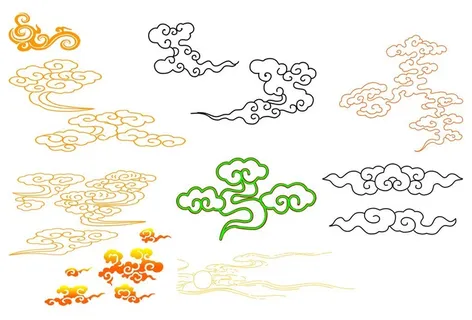 古典祥云花纹图片
