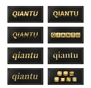 金属辅助字体效果图片