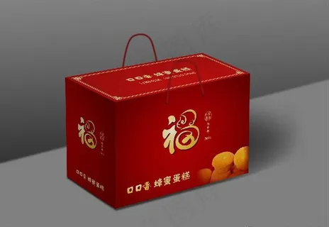 新年礼盒包装设计图片