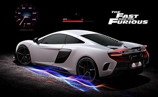 速度与激情豪车跑车汽车背景墙图片