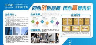 公司企业展板图片