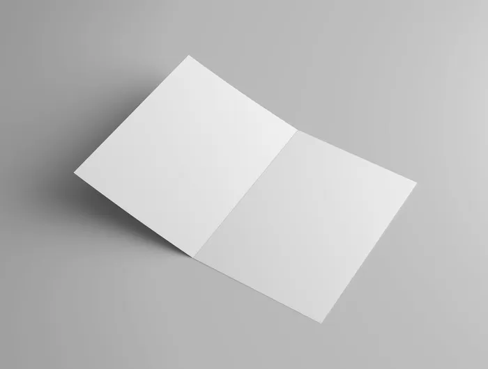 折页样机图片(3800x3000)psd模版下载