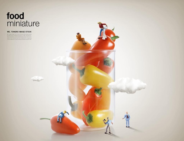 创意果蔬海报图片