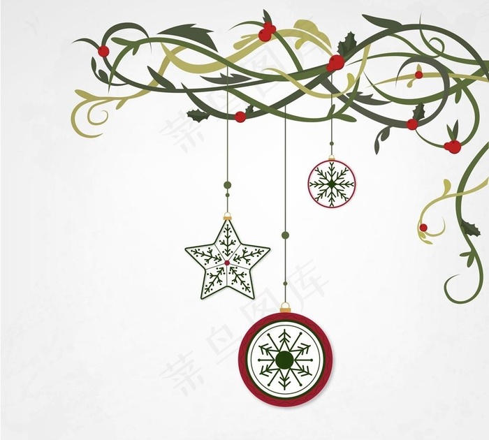 圣诞饰品图案图片