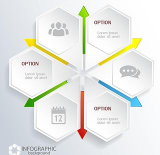 信息图模板 流程图片