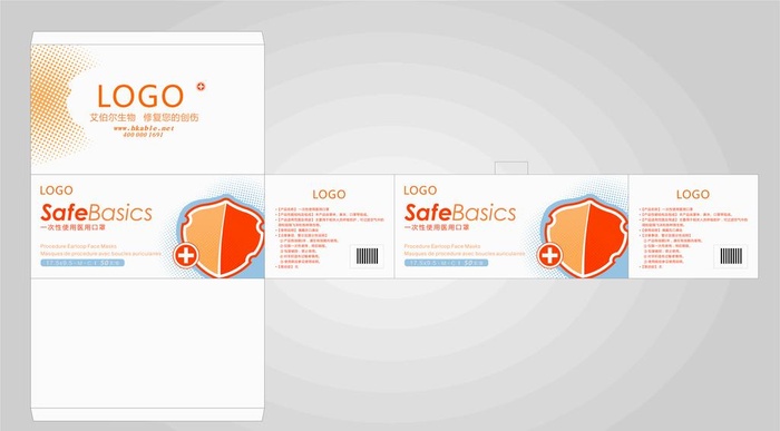口罩包装图片