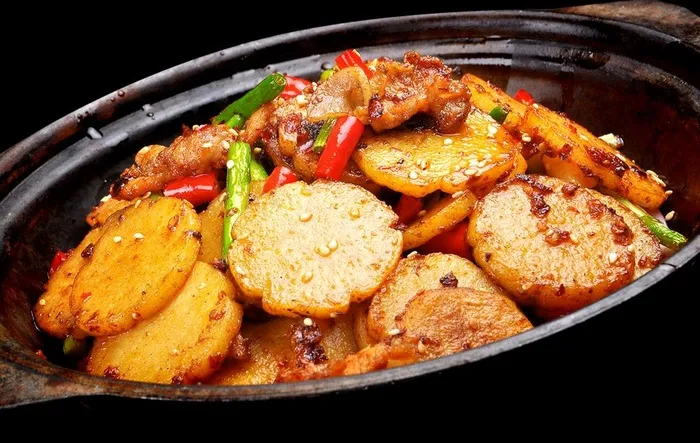 干锅土豆片图片