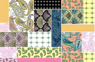 大牌 腰果 方巾图片