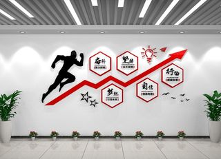企业励志标语 文化墙图片