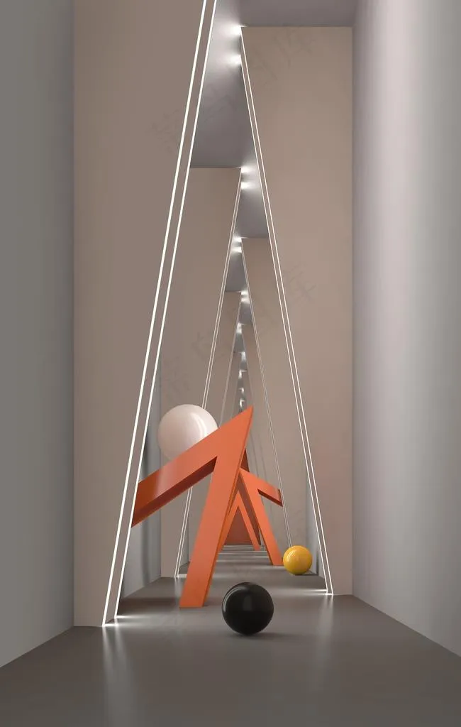 玄关装饰画 艺术空间装饰画图片psd模版下载