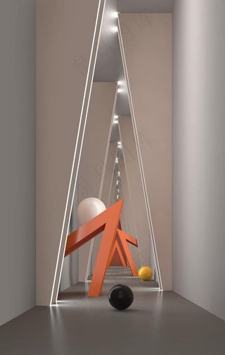 玄关装饰画 艺术空间装饰画图片