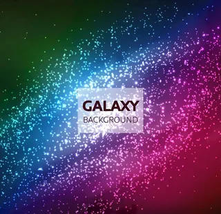 五彩缤纷现代星系背景图片