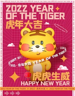 春节海报           图片