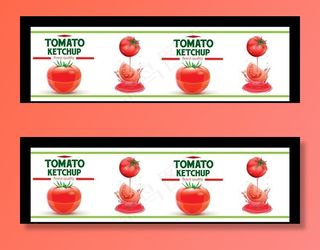 番茄酱 瓶子 贴纸图片