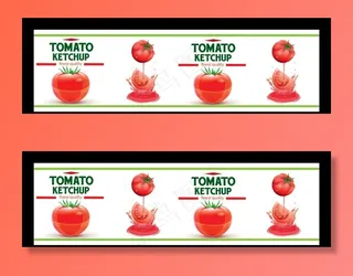 番茄酱 瓶子 贴纸图片