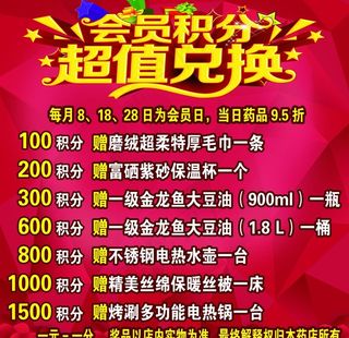 会员积分兑换图片