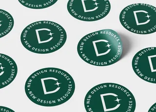 不干胶贴纸样机图片