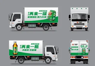 卡拉宝货车车身广告图片