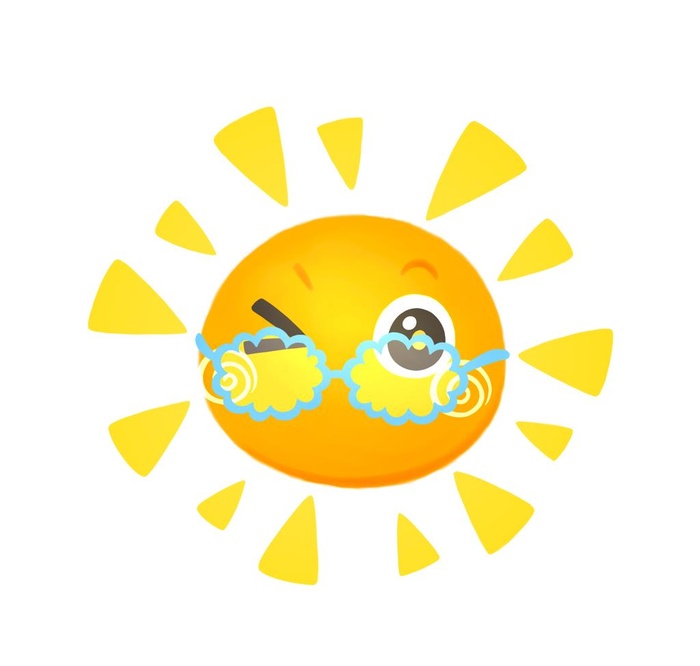 卡通太阳图片