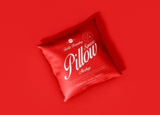 方形枕头样机图片