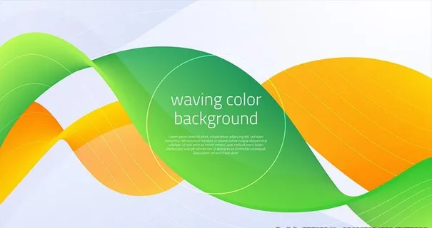 绿色曲线背景图片