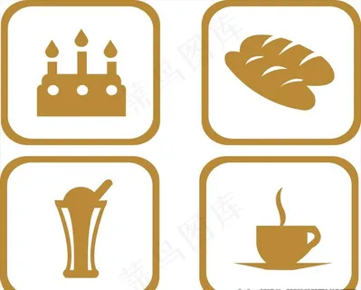 蛋糕店标志图片