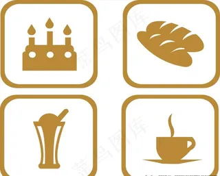 蛋糕店标志图片