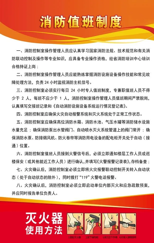 消防制度图片(3150x4724)psd模版下载