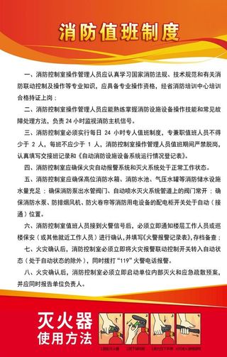 消防制度图片