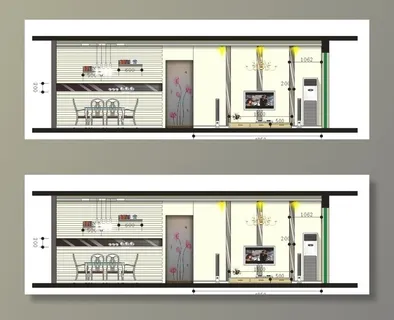 一个电视墙图片