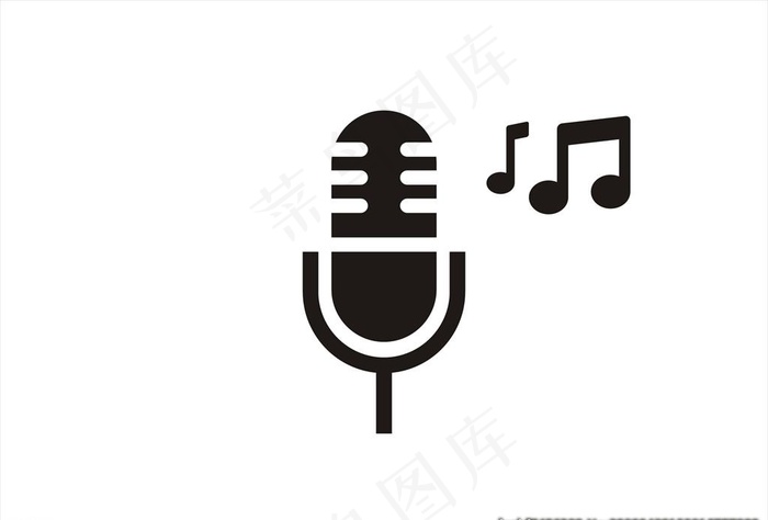 麦克风矢量图标图片