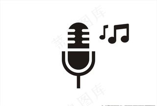 麦克风矢量图标图片