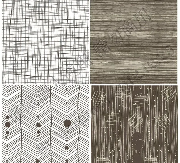 树木纹理图片ai矢量模版下载