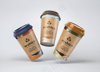 咖啡纸杯样机图片