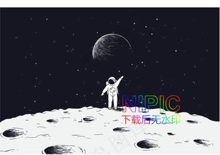 月球eps图形图片