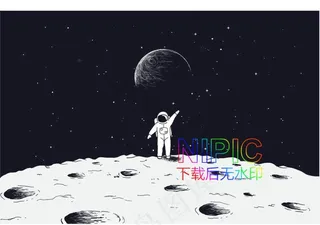 月球eps图形图片