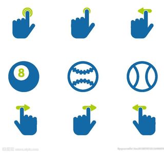 手指矢量素材图片