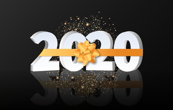 2020新年图片ai矢量模版下载