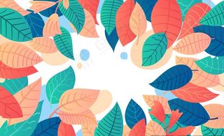 叶子背景底纹图片