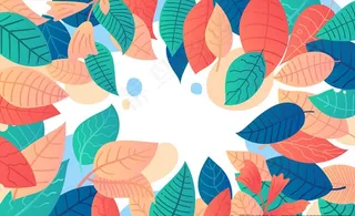 叶子背景底纹图片